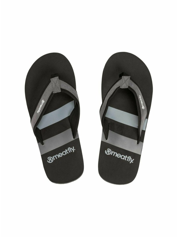 Meatfly Meatfly pánské žabky Anders Black/Grey