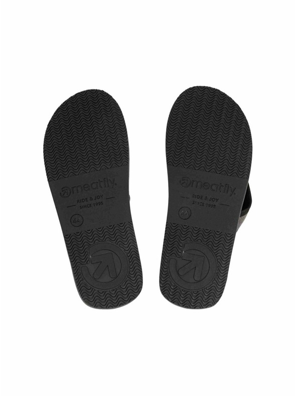 Meatfly Meatfly pánské žabky Anders Black/Grey