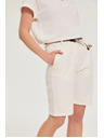 Moodo Bavlněné šortky bílé Moodo