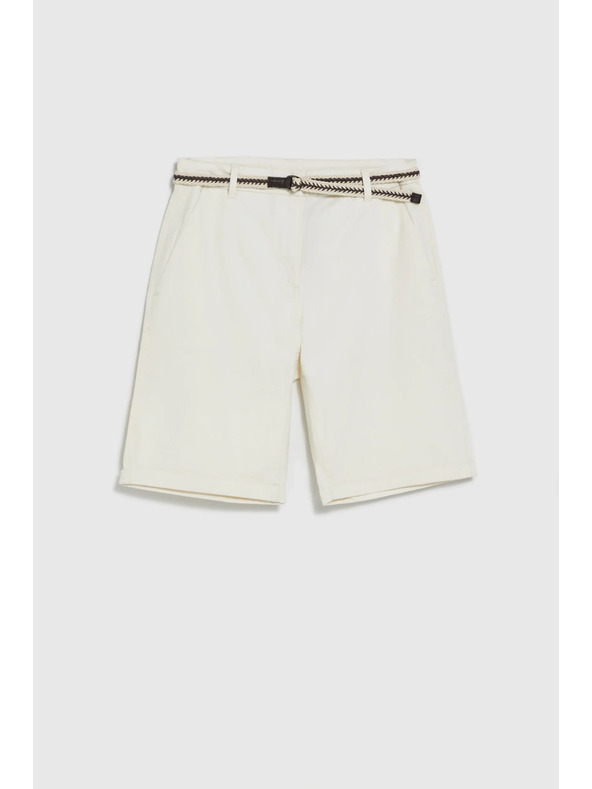 Moodo Bavlněné šortky bílé Moodo