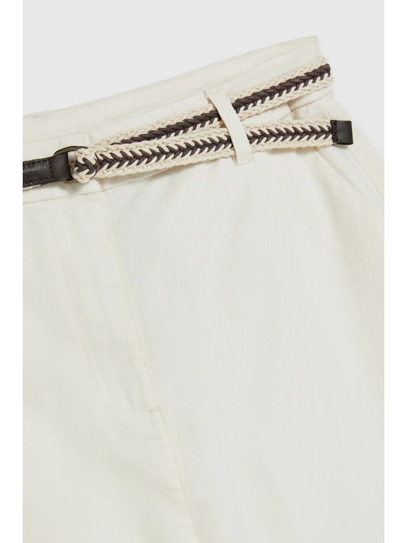 Moodo Bavlněné šortky bílé Moodo