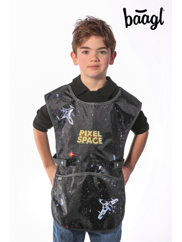 BAAGL  BAAGL SET 5 Zippy Plus Pixel Space: aktovka, penál, sáček, zástěra, peněženka