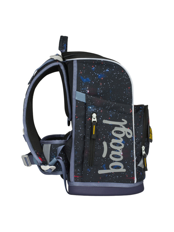 BAAGL  BAAGL SET 5 Zippy Plus Pixel Space: aktovka, penál, sáček, zástěra, peněženka