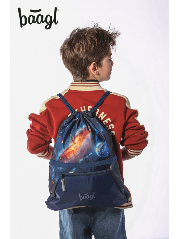 BAAGL  BAAGL SET 5 Airy Vesmír: batoh, penál, sáček, zástěra, peněženka