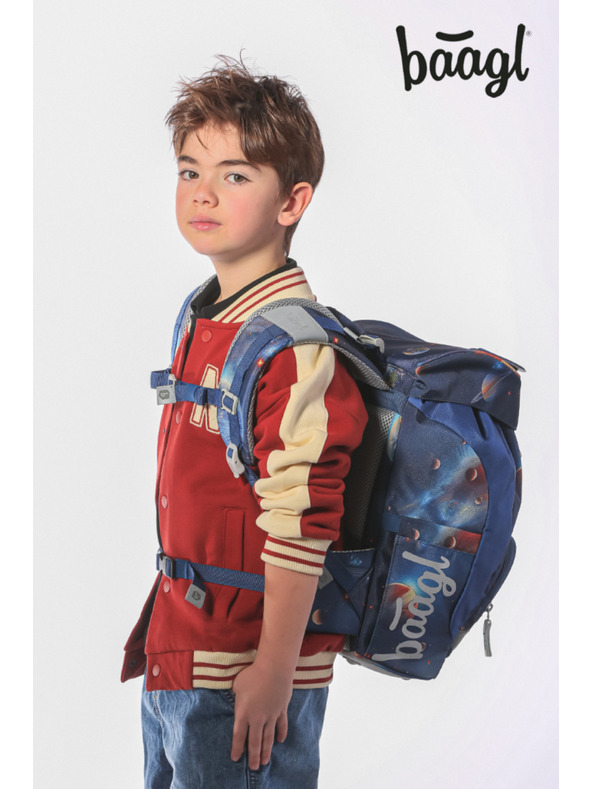 BAAGL  BAAGL SET 5 Airy Vesmír: batoh, penál, sáček, zástěra, peněženka