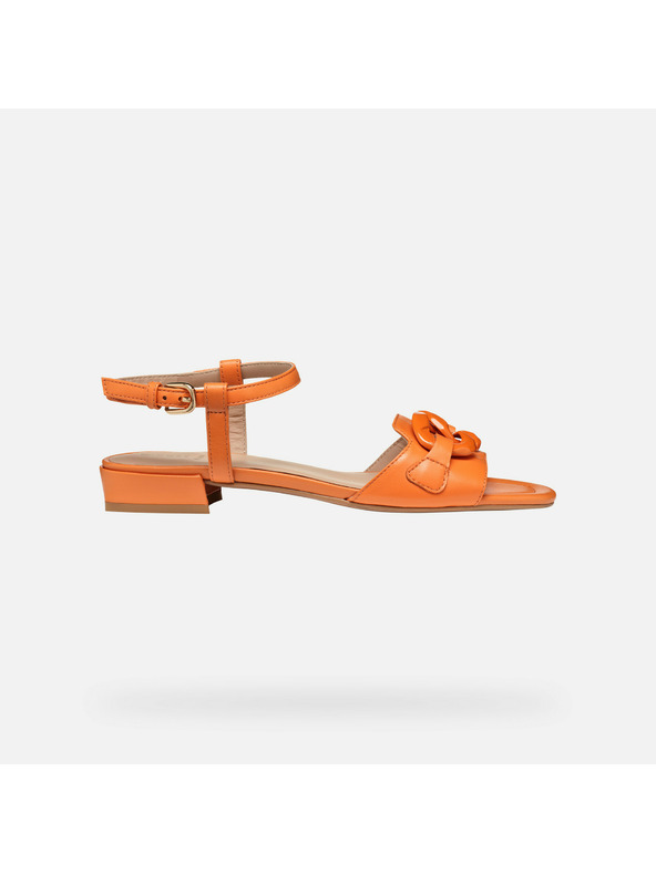 Geox Oranžové dámské sandály Geox New Eraklia 15