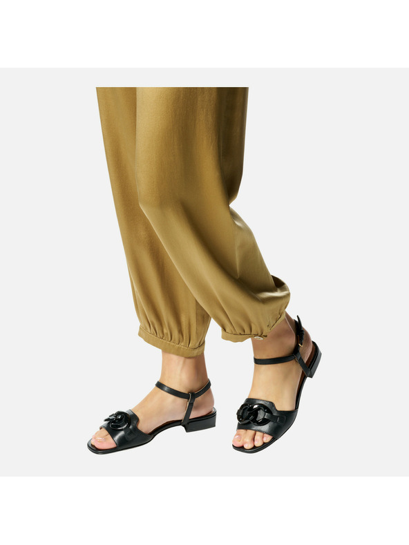Geox Černé dámské sandály Geox New Eraklia 15