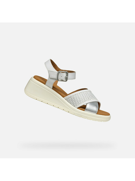 Geox Bílé dámské sandály Geox Meliconia