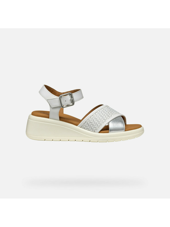 Geox Bílé dámské sandály Geox Meliconia