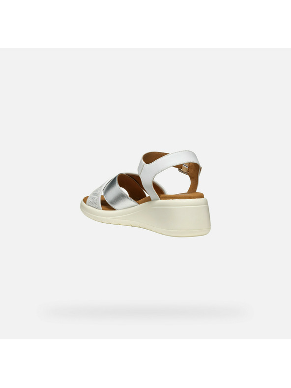 Geox Bílé dámské sandály Geox Meliconia