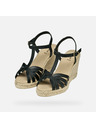 Geox Černé dámské sandály Geox Gelsa