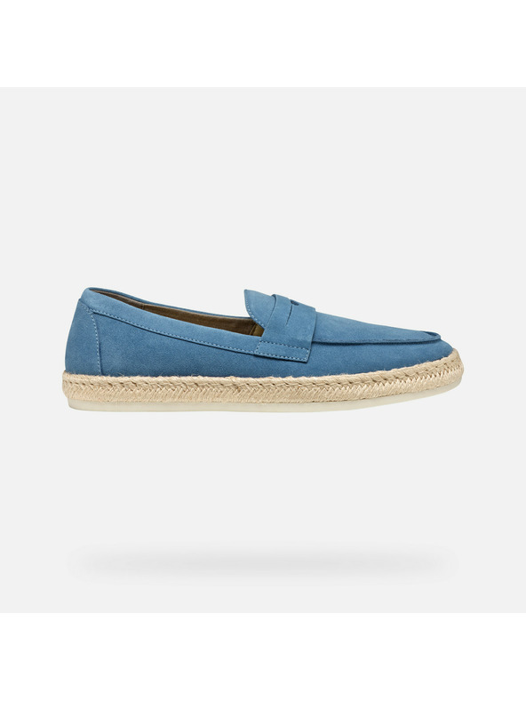 Geox Modré pánské mokasíny Geox Costuni