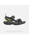 Geox Khaki pánské sandály Geox Terreno + Grip