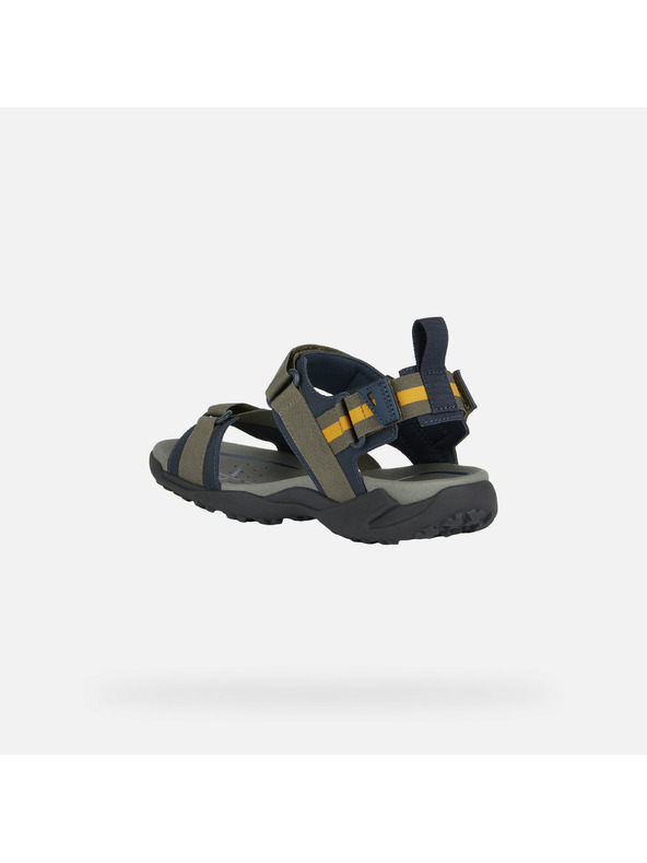 Geox Khaki pánské sandály Geox Terreno + Grip