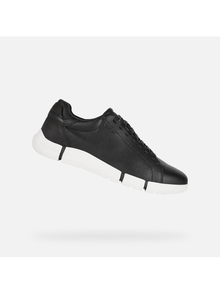 Geox Černé pánské tenisky Geox Adacter