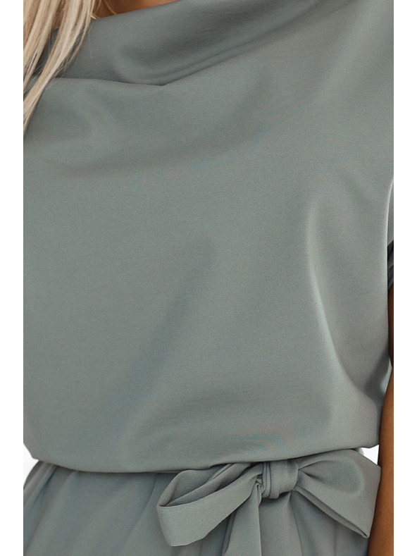 numoco Šaty s asymetrickou sukní a páskem Numoco ROXI