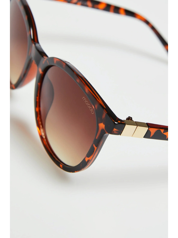 Moodo Sluneční brýle hnědé Moodo
