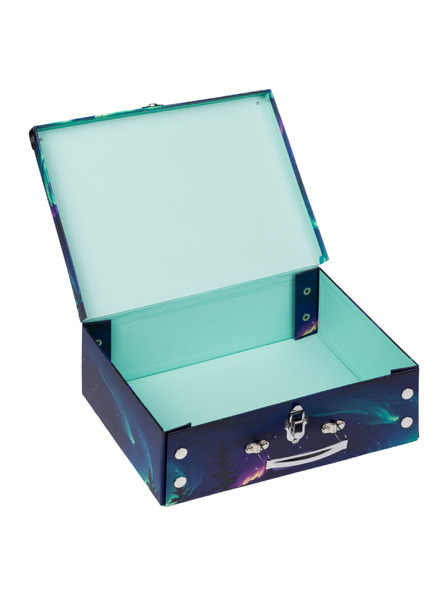 BAAGL  BAAGL Skládací školní kufřík Aurora s kováním