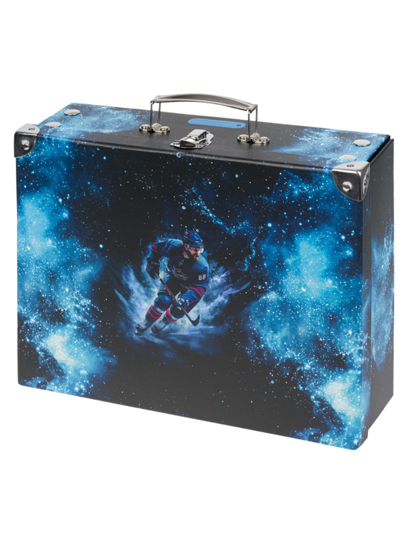 BAAGL  BAAGL Skládací školní kufřík Hokej s kováním