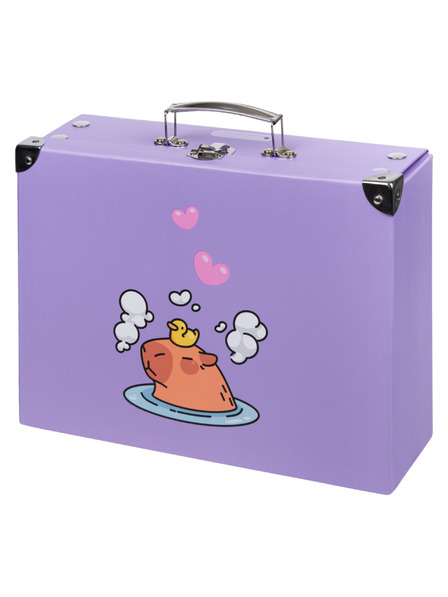 BAAGL  BAAGL Skládací školní kufřík Kapybara s kováním