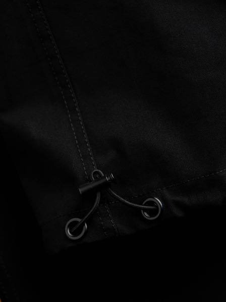 Ombre Clothing Černé pánské cargo kalhoty Ombre Clothing