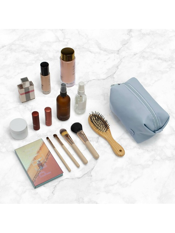 Heys Světle modrá kosmetická taška Heys Basic Makeup Bag Stone Blue