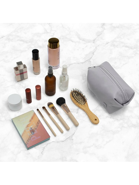 Heys Šedá kosmetická taška Heys Basic Makeup Bag Grey