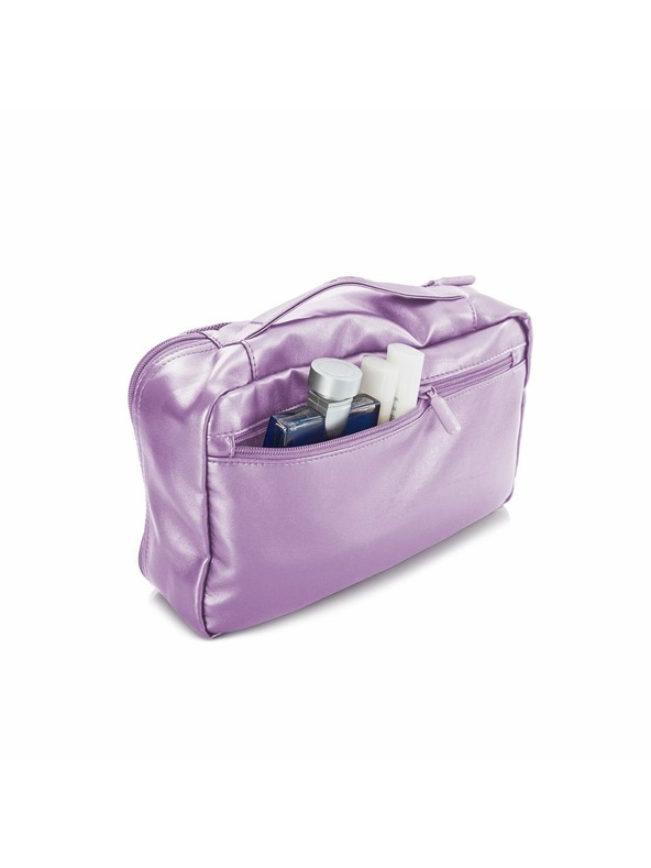 Heys Sada pěti cestovních taštiček ve světle fialové barvě Heys Metallic Packing Cube 5pc