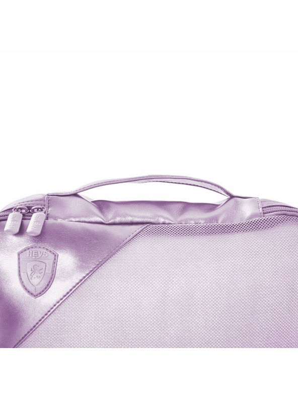 Heys Sada pěti cestovních taštiček ve světle fialové barvě Heys Metallic Packing Cube 5pc