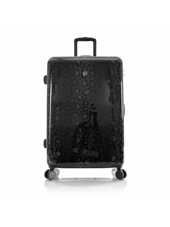 Heys Černý vzorovaný cestovní kufr Heys Black Leopard L