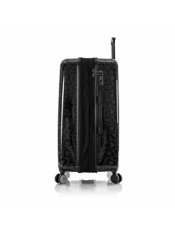 Heys Černý vzorovaný cestovní kufr Heys Black Leopard L