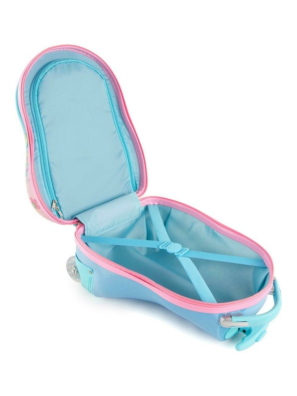 Heys Modrý dětský kufr Heys Kids Trolls Turquoise