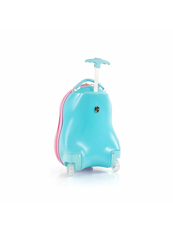 Heys Modrý dětský kufr Heys Kids Trolls Turquoise