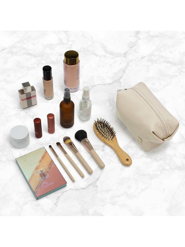 Heys Béžová kosmetická taška Heys Basic Makeup Bag Tan