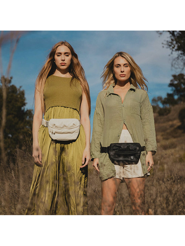 Heys Černá ledvinka Heys Puffer Mini Waist Bag