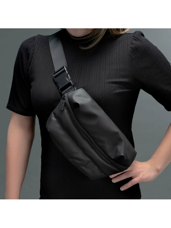 Heys Černá ledvinka Heys Puffer Mini Waist Bag