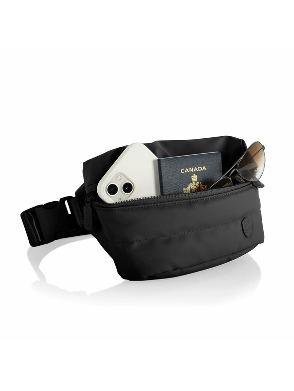 Heys Černá ledvinka Heys Puffer Mini Waist Bag
