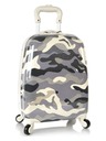 Heys Šedý dětský vzorovaný kufr Heys Kids 4w Grey Camo
