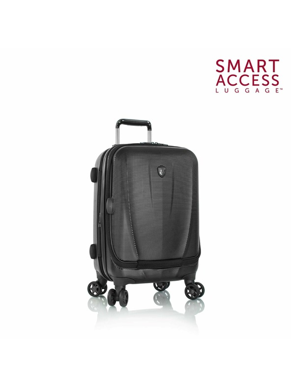 Heys Černý cestovní kufr Heys Vantage Smart Luggage S