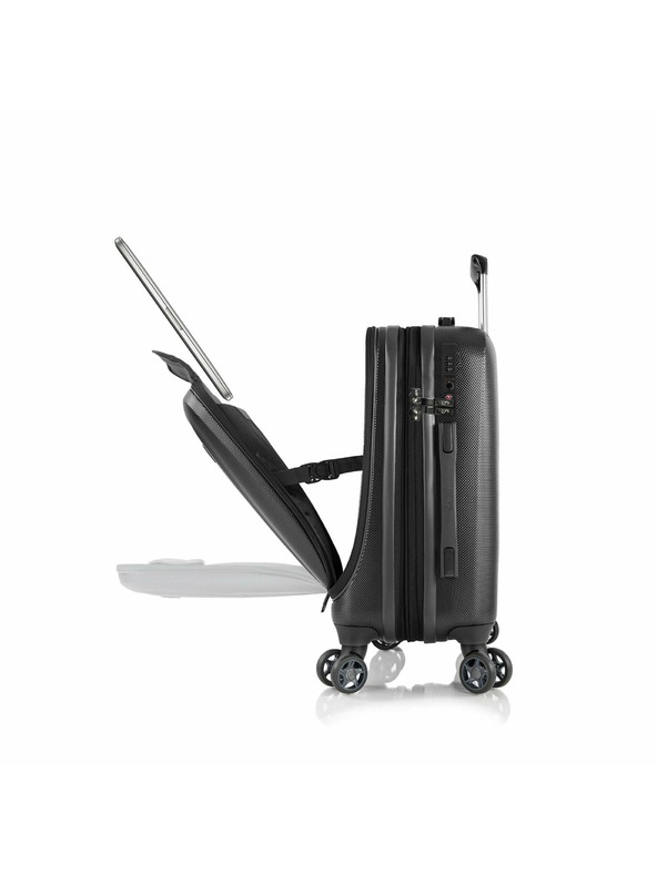 Heys Černý cestovní kufr Heys Vantage Smart Luggage S
