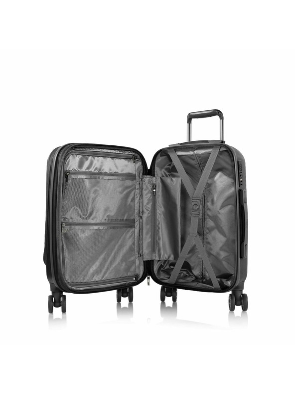 Heys Černý cestovní kufr Heys Vantage Smart Luggage S