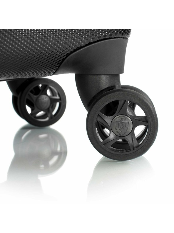 Heys Černý cestovní kufr Heys Vantage Smart Luggage S