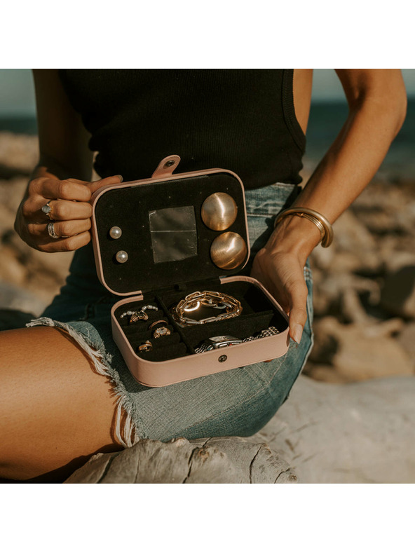 Heys Kosmetický kufřík Heys Mini Jewelry Case Rose