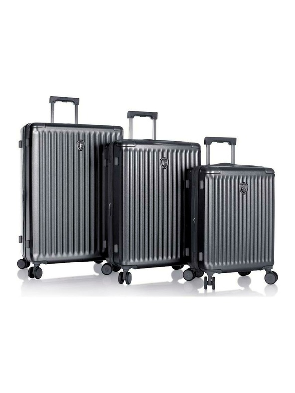 Heys Sada cestovních kufrů Heys Luxe S,M,L Gunmetal