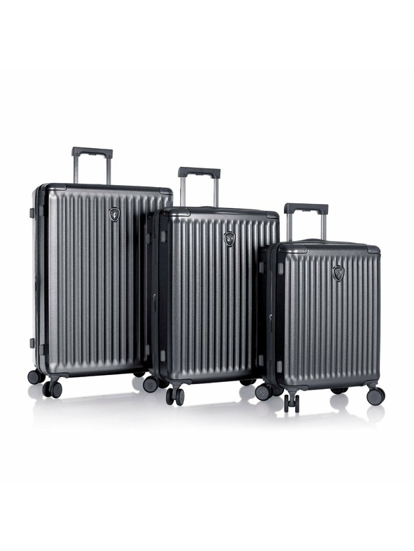 Heys Sada cestovních kufrů Heys Luxe S,M,L Gunmetal