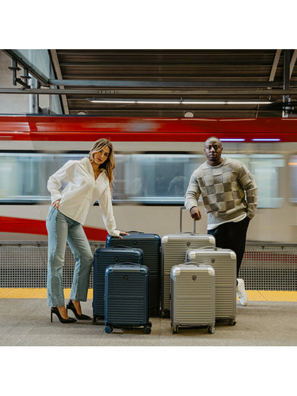 Heys Sada cestovních kufrů Heys Cruze S,M,L Navy