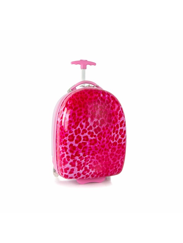 Heys Dětský kufr Heys Kids Pink Leopard