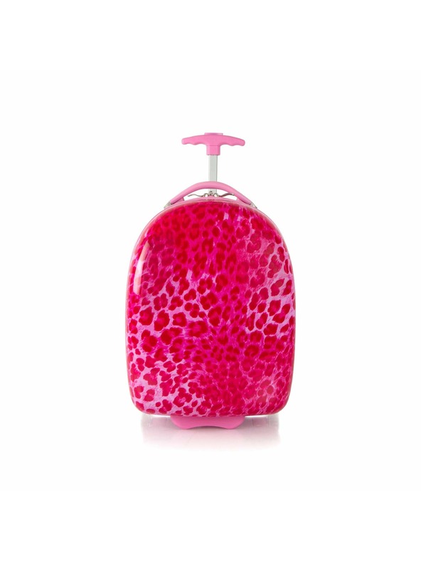 Heys Dětský kufr Heys Kids Pink Leopard