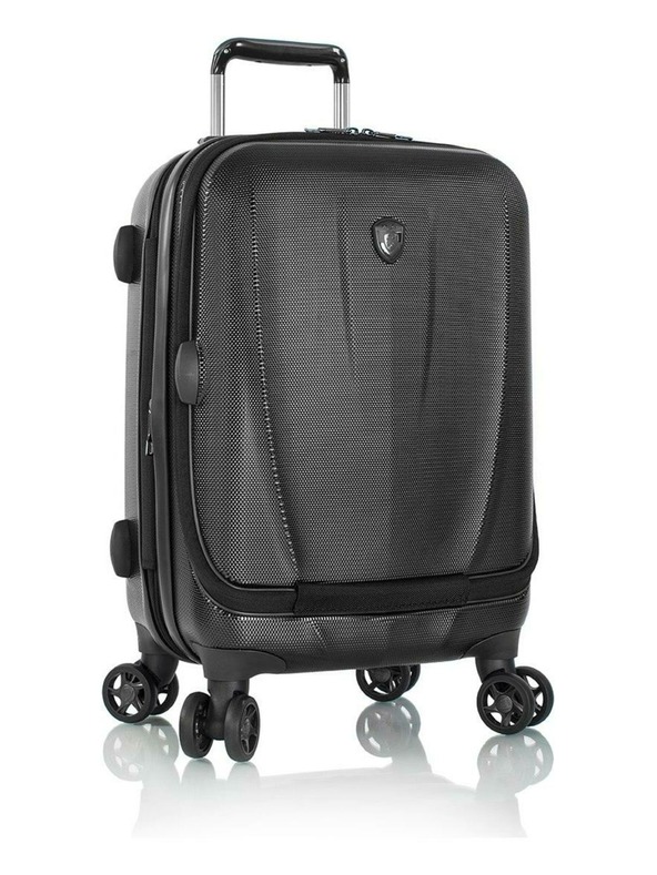 Heys Sada cestovních kufrů Heys Vantage Smart Luggage S,M,L Black – sada 3 kufrů
