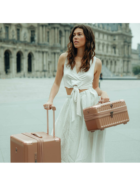 Heys Kosmetický kufřík Heys Luxe Beauty Case Silver